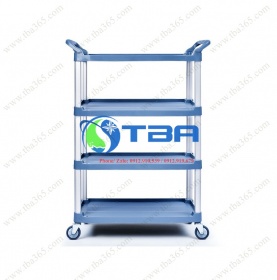 Xe phục vụ 4 tầng cỡ lớn cho nhà hàng khách sạn cao cấp