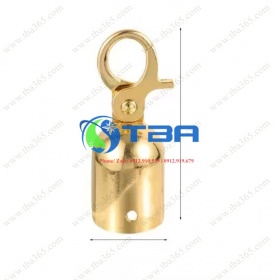 Đầu móc thay thế inox mạ vàng TBA cho dây nhung trụ chắn inox 