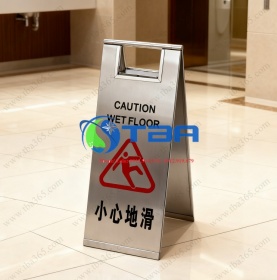 Bộ bảng thông báo sàn ướt đặt sàn inox CHỮ A cao cấp Á Châu