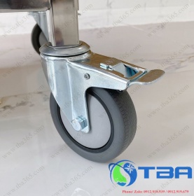 Phụ kiện thay thế bánh xe có khóa cho xe phục vụ nhà hàng