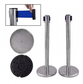 Cột chắn inox phân làn lối đi rạp chiếu phim