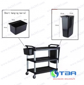 Bộ xô ngắn, dài thu gom phụ kiện xe đẩy thức ăn TBA-PK001