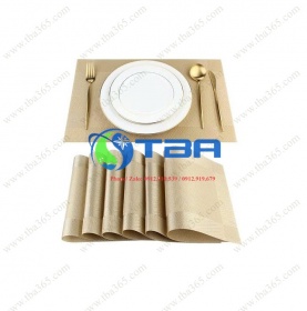 Tấm lót cao cấp màu Gold phục vụ bàn ăn nhà hàng