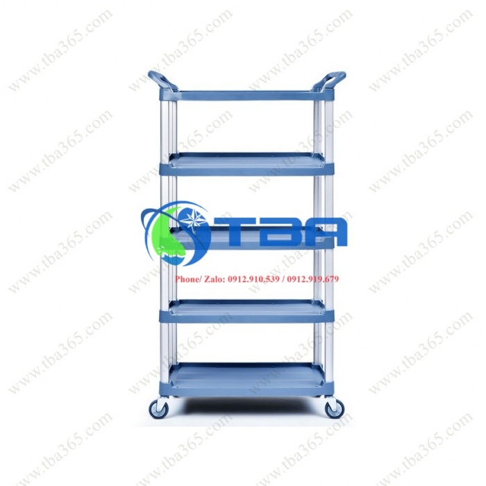 Xe chuyên dùng phục vụ bàn ăn nhà hàng cao cấp 05 tầng cỡ lớn 