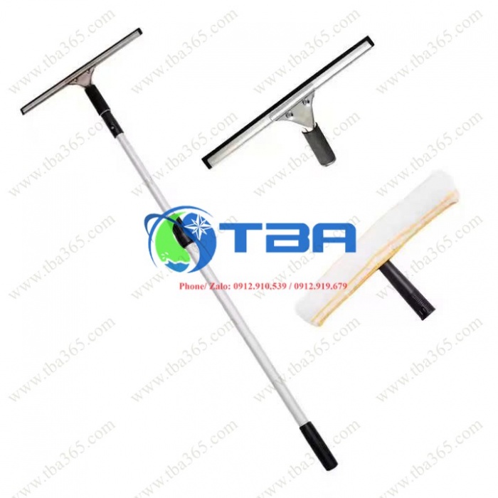 Bộ dụng cụ vệ sinh kính TBA cho gia đình thân nhôm 1,2m