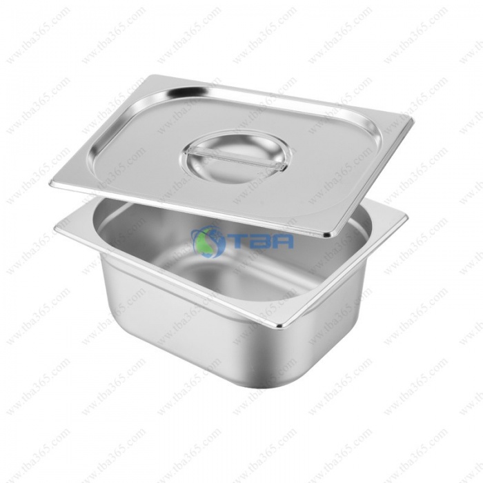 Khay inox đựng thực phẩm 1/2 chiều cao 200mm