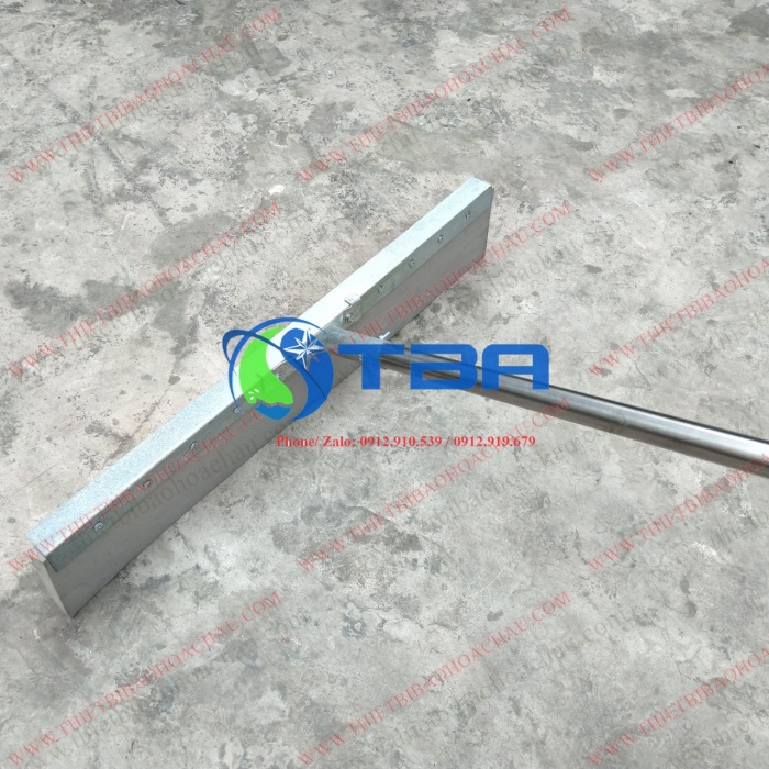 Cây gạt sàn thân inox đầu thép tấm EVA 55cm Á Châu