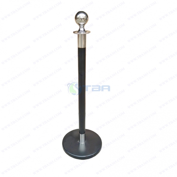 Trụ chắn cao cấp dây trùng đầu inox tròn cho nhà hàng