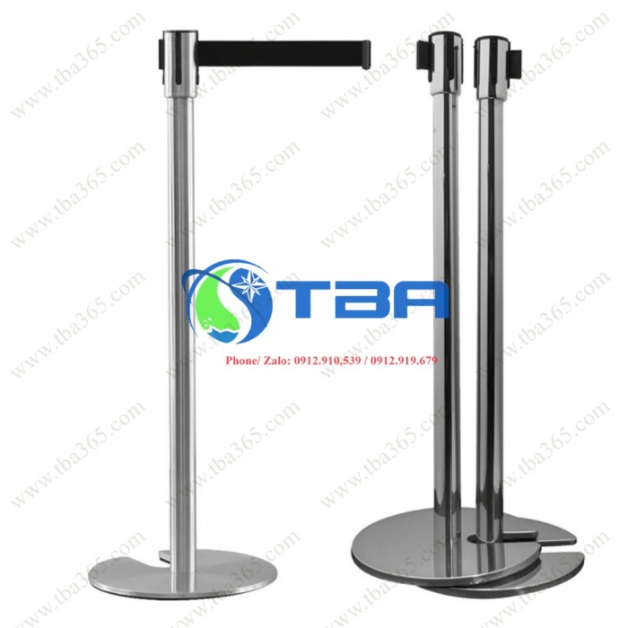 Trụ chắn inox Chân đế Khuyết chữ U cho nhà hàng