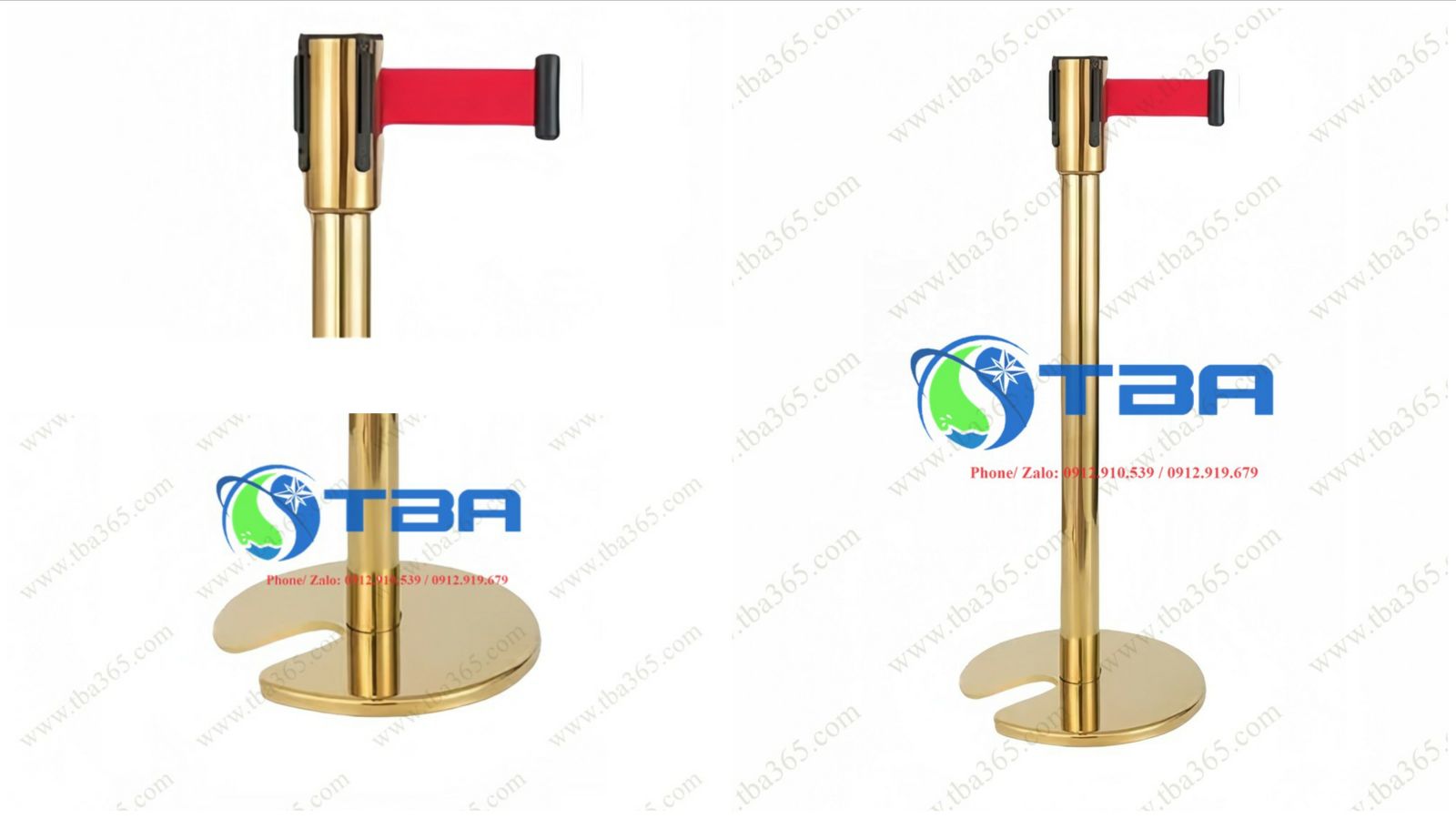 trụ chắn inox mạ vàng cao cấp Á CHâu