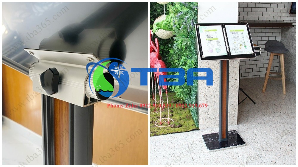 Bảng menu Q5A thuận tiện thay đổi độ nghiêng