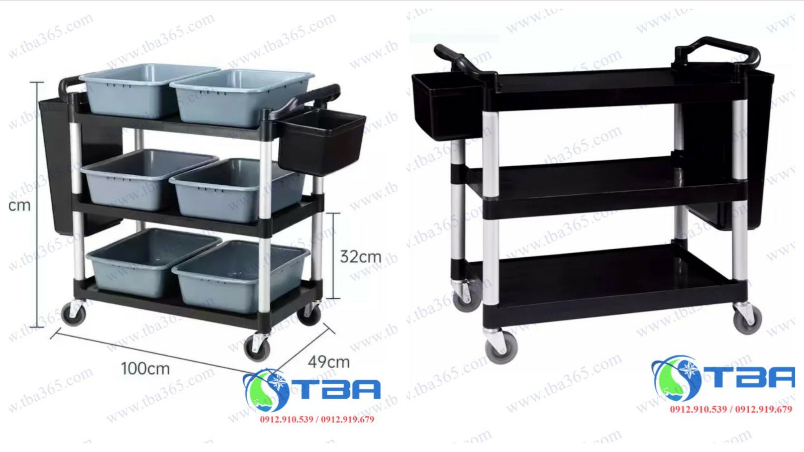 Bộ phụ kiện xô dài, ngắn cho xe thu gom phục vụ Á CHÂU
