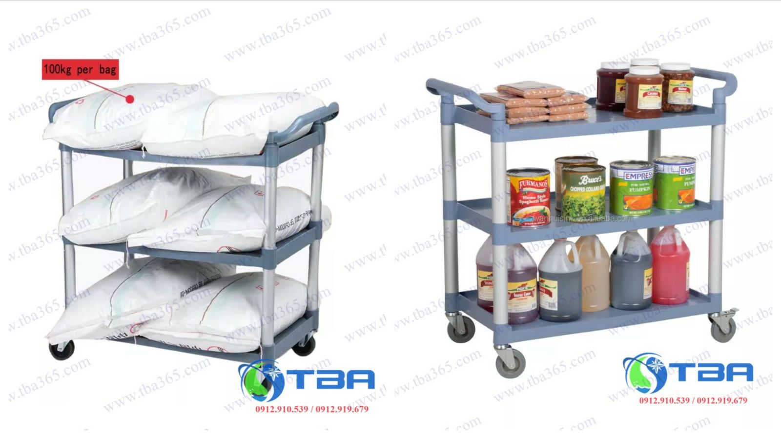 Bánh xe thay thế cho xe đẩy phục vụ bàn ăn Á CHÂU