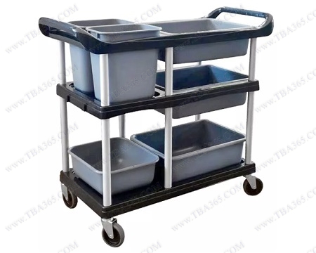 Xe đẩy dọn chén đĩa cao cấp Á CHÂU